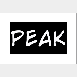 White | Peak Posters and Art